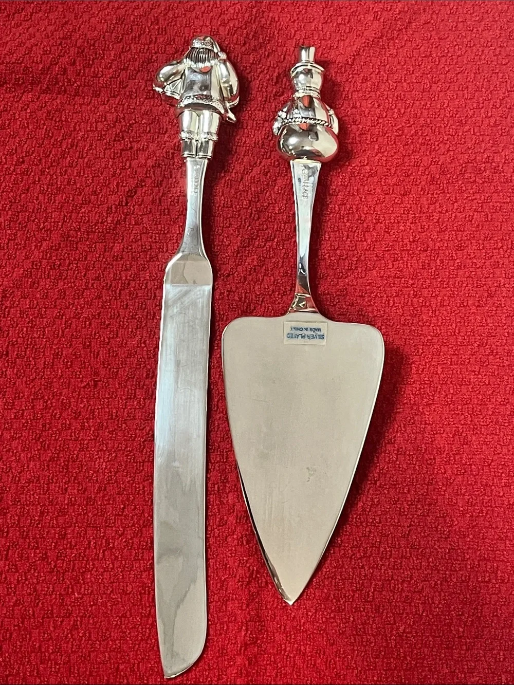 NWOT Vintage Wallace Silversmiths Holiday Pie & Cake Server Set